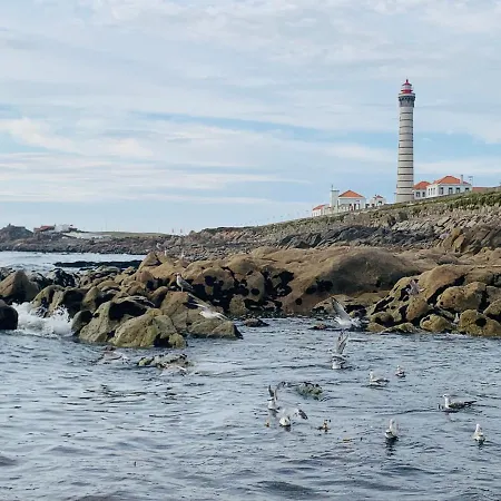 아파트 Leca Front Luxury Penthouse *